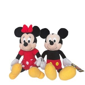 Mickey Mouse and Minnie Mouse Stuffed Animals Plush Toy